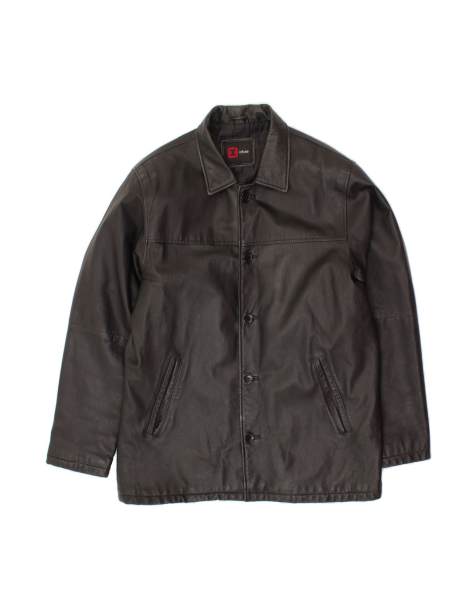 Vintage Leather Jacket UK 38 Medium In Black - view 1