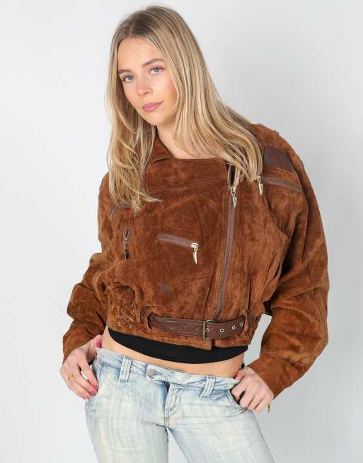 Vintage Leather Sound L leather jacket in brown