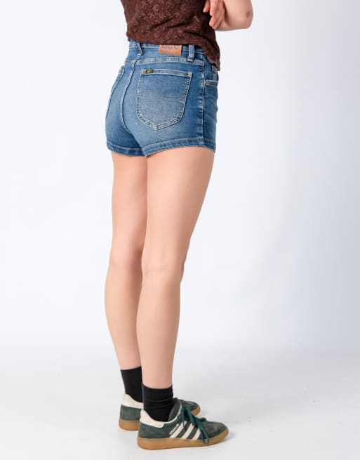 Vintage Lee 28x15 Denim Shorts Blue