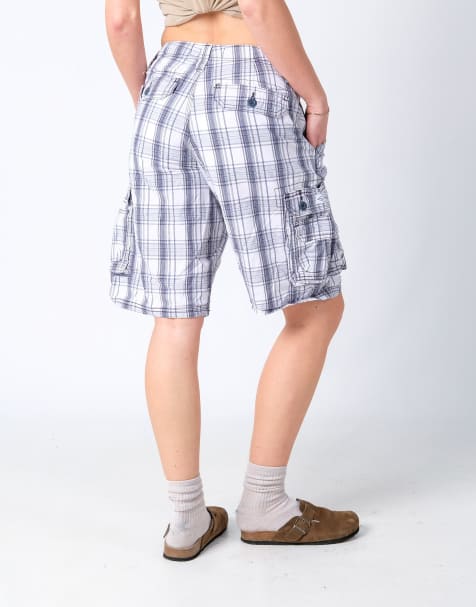 Vintage Lee 29x20 Canvas Cargo Shorts White - view 1