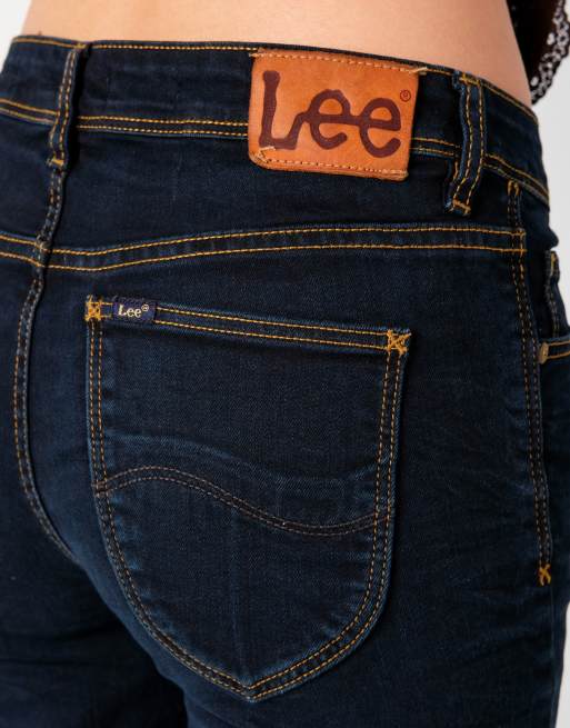Vintage Lee 30x18 Denim Shorts Navy Blue, 4 of 4