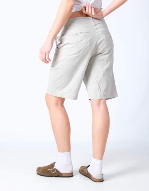 Vintage Lee 30x20 Canvas Cargo Shorts Beige
