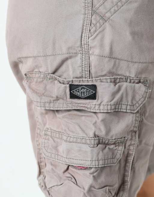 Vintage Lee 30x20 canvas cargo shorts in bronze, 4 of 4