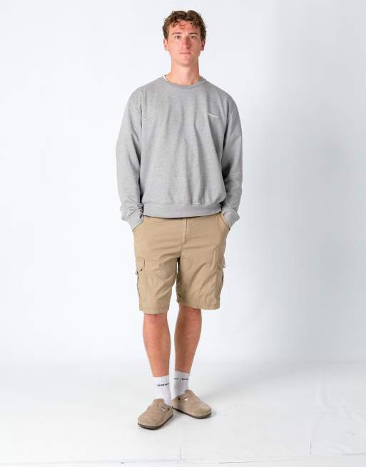 Vintage Lee 30x20 Canvas Cargo Shorts Tan