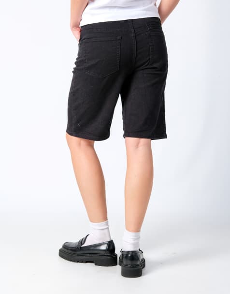 Vintage Lee 30x20 Denim Shorts Black - view 1