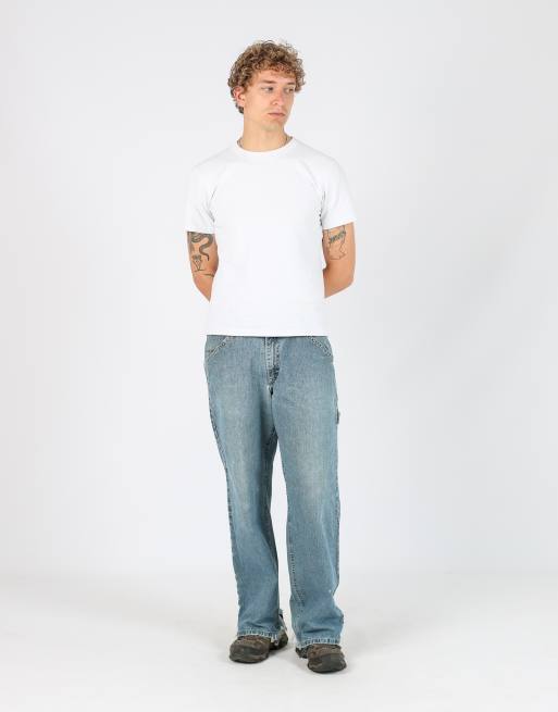Vintage Lee 32x32 denim carpenter jeans in blue