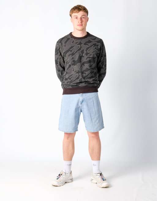 Vintage Lee 33x20 Denim Shorts Light Blue