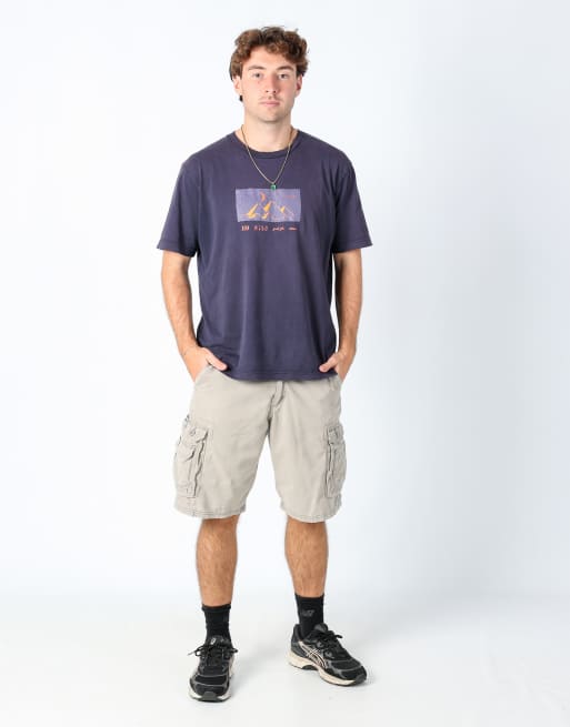 Vintage Lee 33x21 canvas cargo shorts FALSE