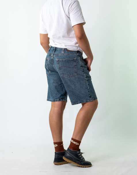 Vintage Lee 34" Denim Jorts Shorts Blue - view 1
