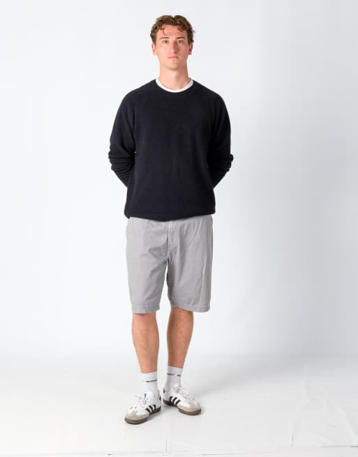 Vintage Lee 34x21 Canvas Cargo Shorts Grey