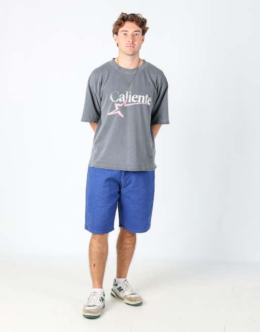 Vintage Lee 34x22 denim shorts in blue