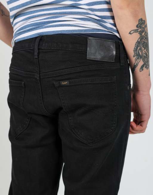 Vintage Lee 34x30 denim jeans in black, 4 of 4