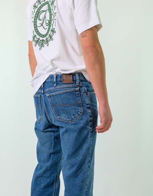 Vintage Lee 34x32 Denim Jeans Blue