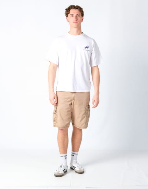 Vintage Lee 36x20 Canvas Cargo Shorts Brown - view 1