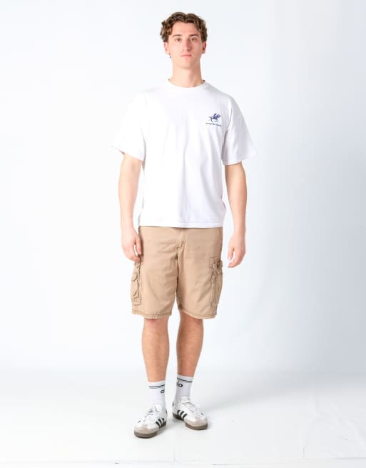 Vintage Lee 36x20 Canvas Cargo Shorts Brown