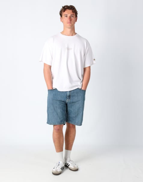 Vintage Lee 36x20 denim shorts blue - view 1