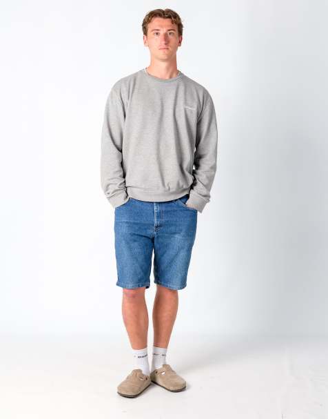 Vintage Lee 36x21 Denim Jorts Shorts Blue - view 1