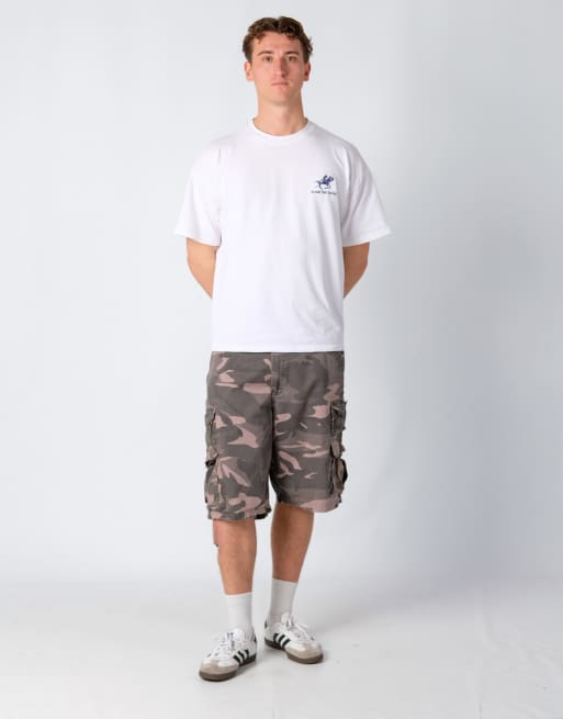 Vintage Lee 36x22 Canvas Cargo Shorts Charcoal Grey