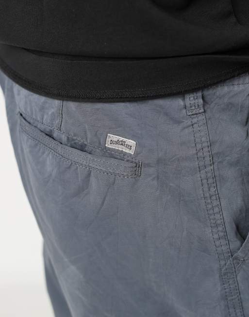 Vintage Lee 36x22 canvas cargo shorts in blue, 4 of 4