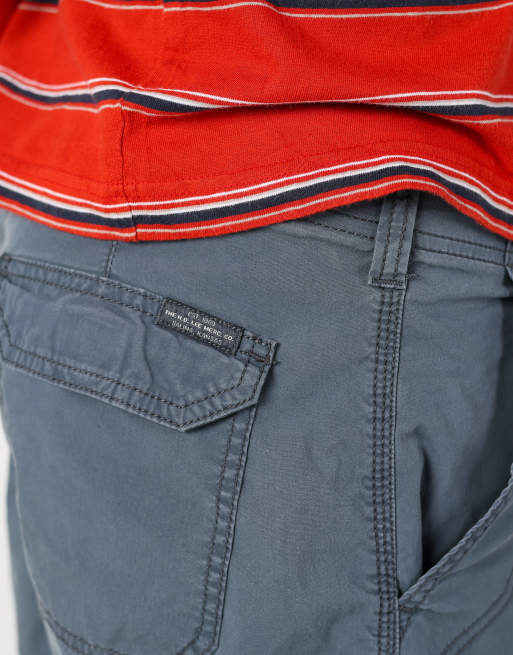 Vintage Lee 36x22 canvas cargo shorts in charcoal grey, 4 of 4
