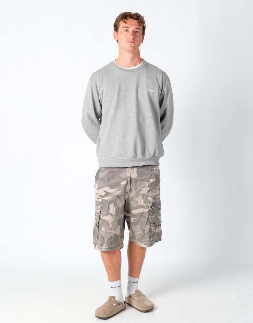 Vintage Lee 36x23 Canvas Cargo Shorts Beige