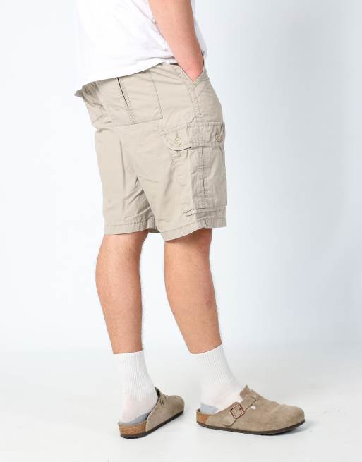Vintage Lee 36x27 canvas cargo shorts in beige, 4 of 4