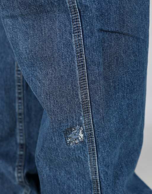 Vintage Lee 36x30 denim carpenter jeans in blue, 4 of 4