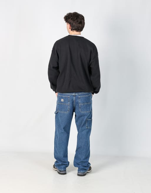 Vintage Lee 36x30 denim carpenter jeans in blue, 3 of 4