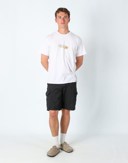 Vintage Lee 36x31 canvas cargo shorts in black