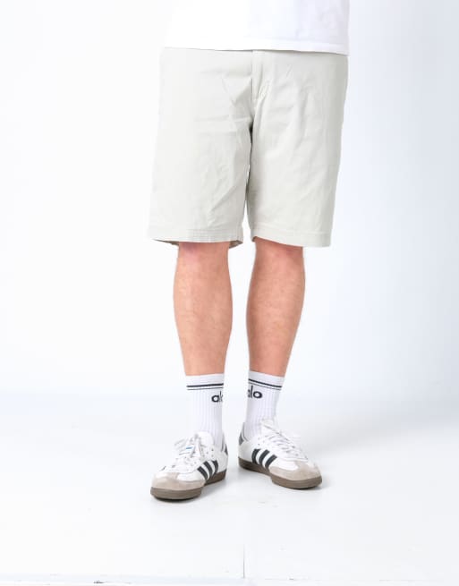 Vintage Lee 38x20 Canvas Cargo Shorts Beige
