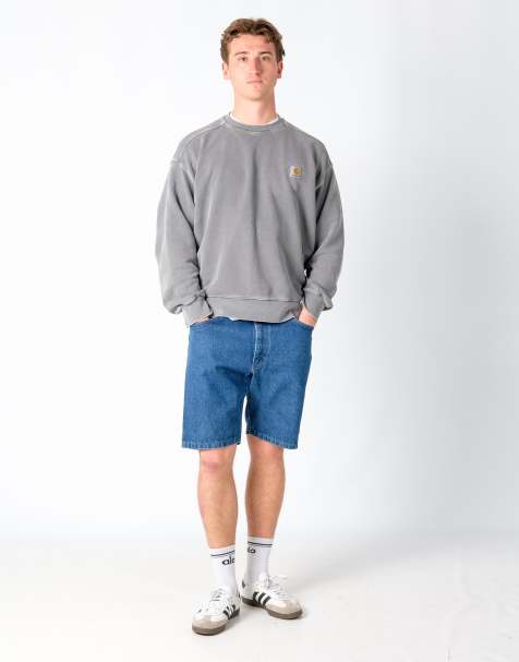 Vintage Lee 38x20 Denim Jorts Shorts Blue - view 1