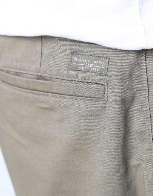 Vintage Lee 38x21 canvas cargo shorts in brown, 4 of 4