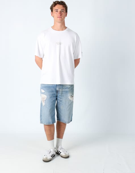 Vintage Lee 38x22 canvas cargo shorts brown - view 1