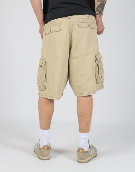 Vintage Lee 38x22 canvas cargo shorts in tan, 4 of 4