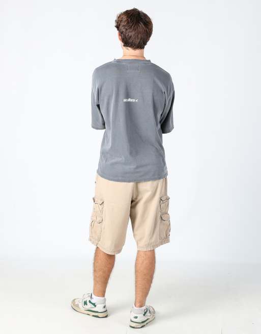 Vintage Lee 38x23 canvas cargo shorts in tan, 3 of 4