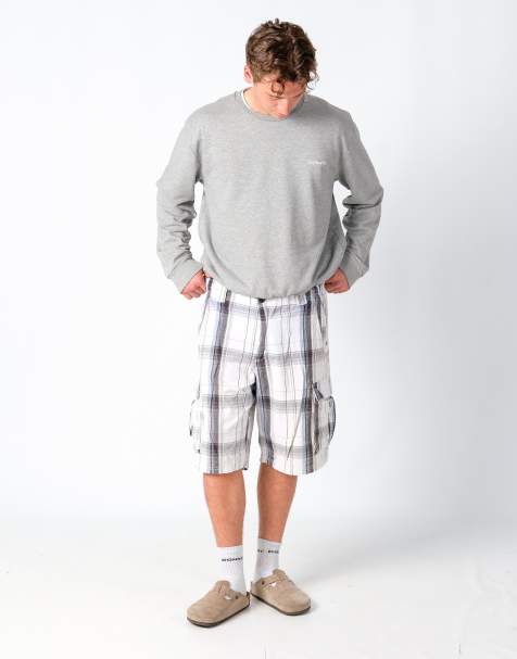 Vintage Lee 38x23 Canvas Cargo Shorts Ivory - view 1