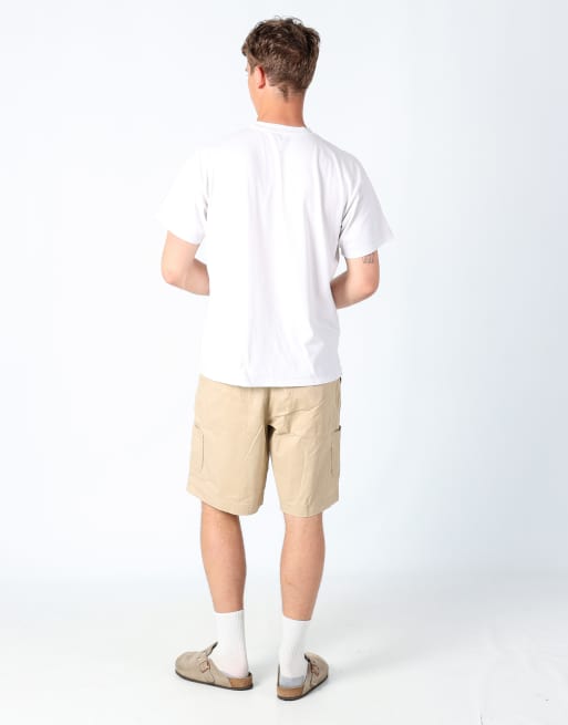 Vintage Lee 38x24 canvas cargo shorts in tan, 3 of 4