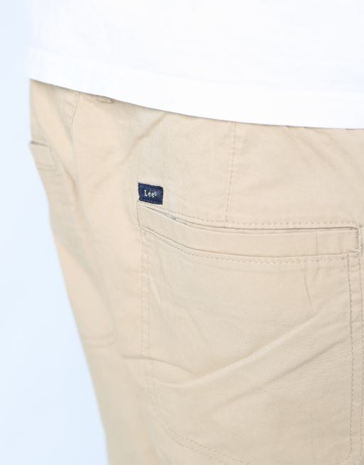 Vintage Lee 38x24 canvas cargo shorts in tan, 4 of 4