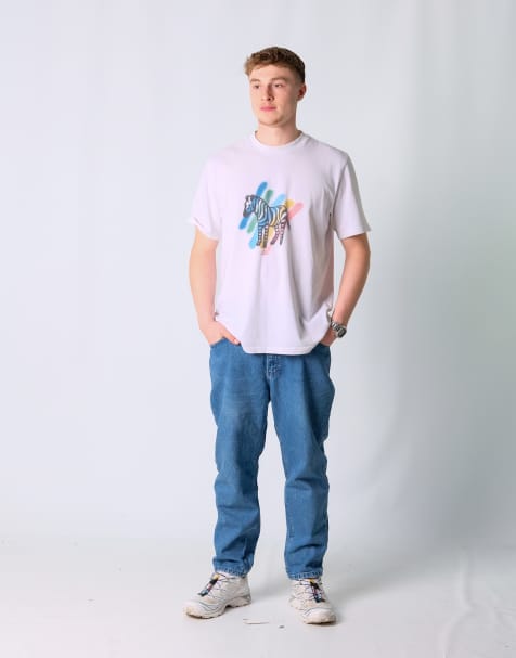 Vintage Lee 38x32 Denim Jeans Light Blue - view 1