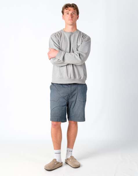 Vintage Lee 40x20 Canvas Cargo Shorts Navy Blue - view 1