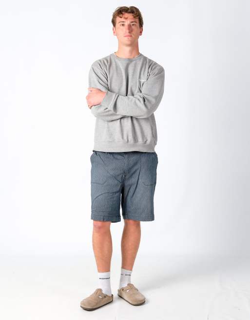 Vintage Lee 40x20 Canvas Cargo Shorts Navy Blue
