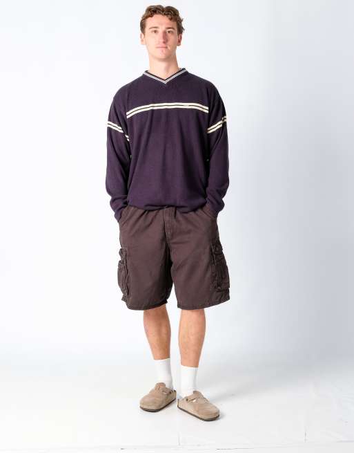 Vintage Lee 40x22 Canvas Cargo Shorts Black