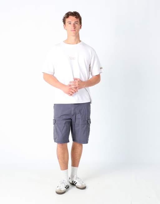 Vintage Lee 40x22 canvas cargo shorts navy blue