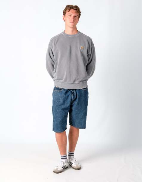 Vintage Lee 40x23 Denim Shorts Blue - view 1
