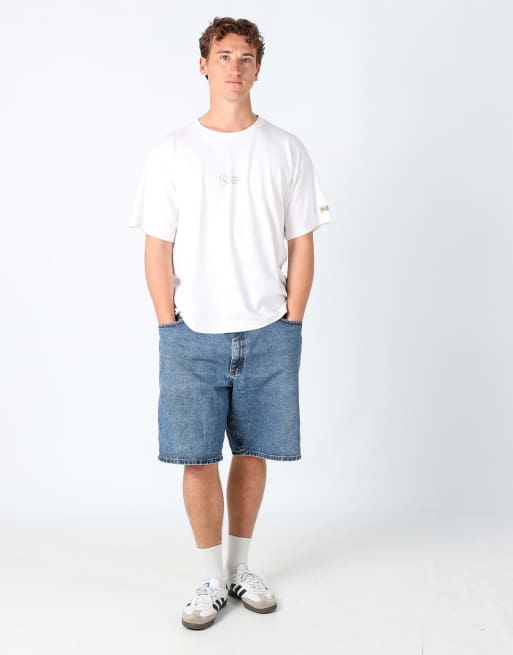 Vintage Lee 42x23 denim jorts shorts blue