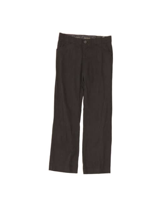 Vintage Lee Comfort Fit Straight Casual Trousers US 4 Small W30 L29 In Grey