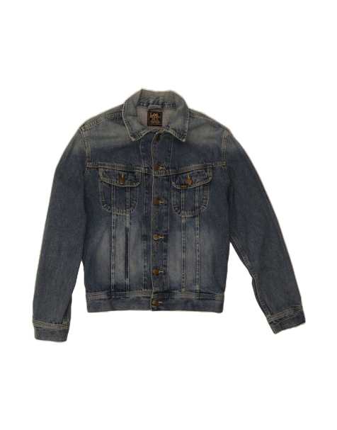 Vintage Lee Denim Jacket UK 10 Small In Blue - view 1