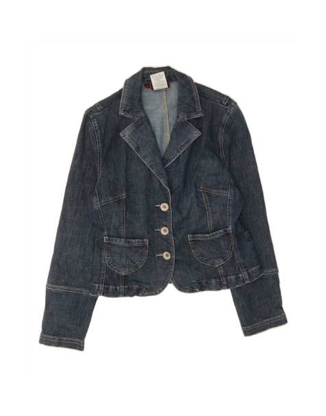 Vintage Lee Denim Jacket UK 14 Medium In Blue - view 1