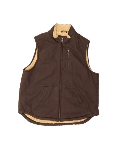Vintage Lee Gilet UK 40 Large In Brown - view 1
