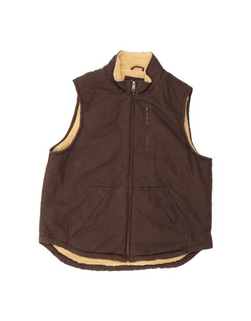 Vintage Lee Gilet UK 40 Large In Brown